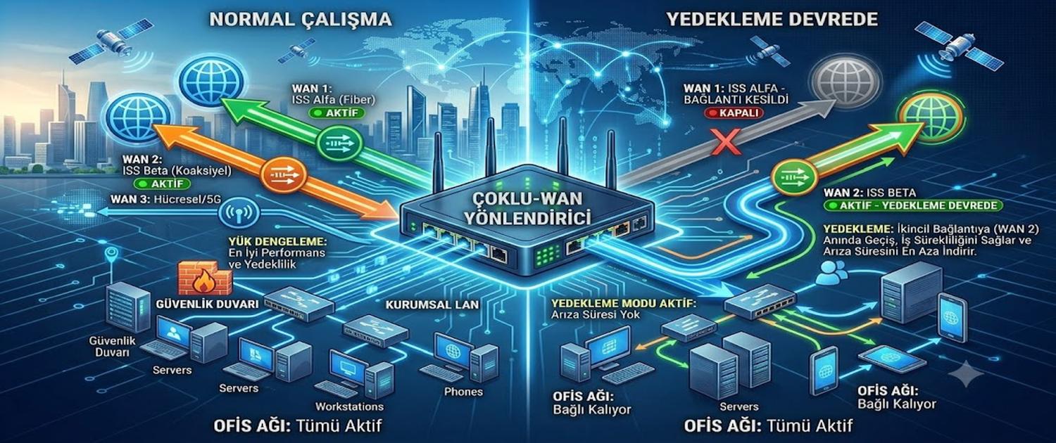 Multi-WAN ve Failover Load Balance Nedir?