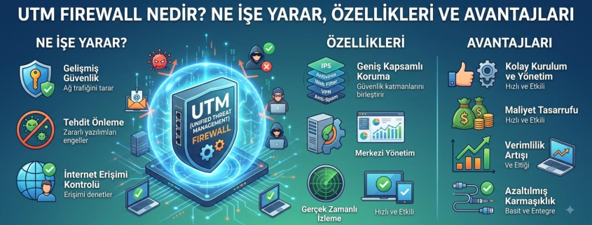 UTM Firewall Nedir? Ne İşe Yarar, Özellikleri ve Avantajları